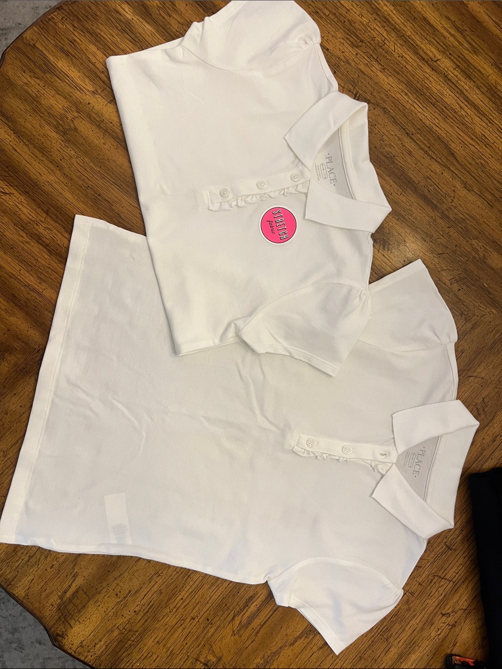 The Children's Place White Polo Tops - 2 Pack